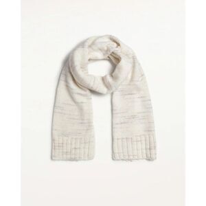 Splendid NWT Off‎ White Marled Wool Blend Winter Scarf Neutral Minimalist